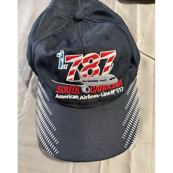 Boeing 787 South Carolina American Airlines Line 517 AkzoNobel Hat Black Cap